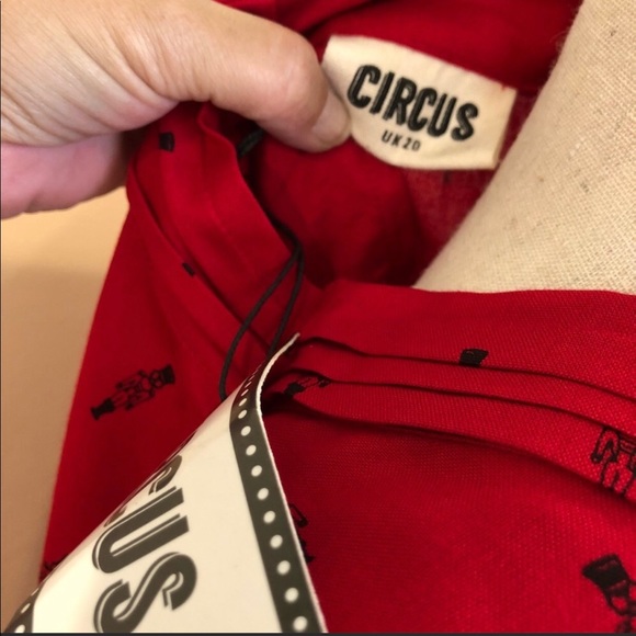 NWT CIRCUS Blouse W/ Nutcrackers Peter Pan Collar - Picture 6 of 8